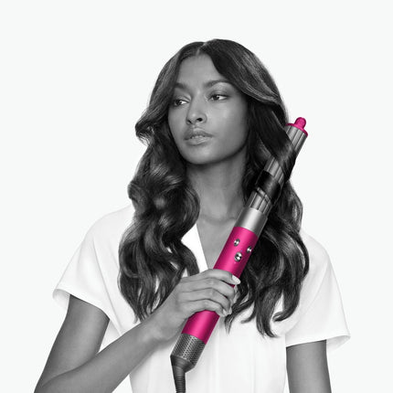 Dyson Airwrap Multi-Styler Complete Long for Long Hair, Fuchsia/Nickel, 5 Attachments (No Firm Brush)