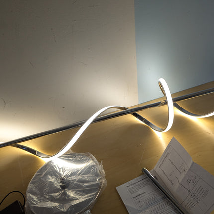 Modern Floor Lamp with Remote Control, Dimmable LED Floor Lamp for Living Room,