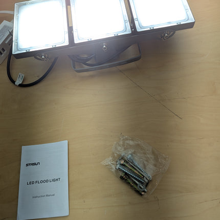 STASUN 300W LED Flood Light, Mini Series Outdoor Floodlight, 30000LM 6000K Dayli
