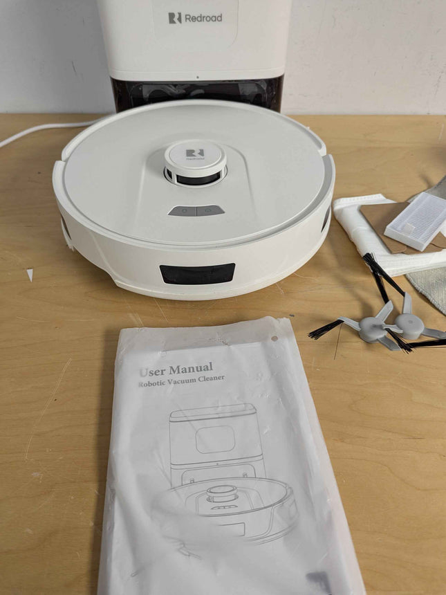 Redroad Robot Vacuum Cleaner 20,000Pa Robot Vacuum Mop,120 Day Self Emptying Vac
