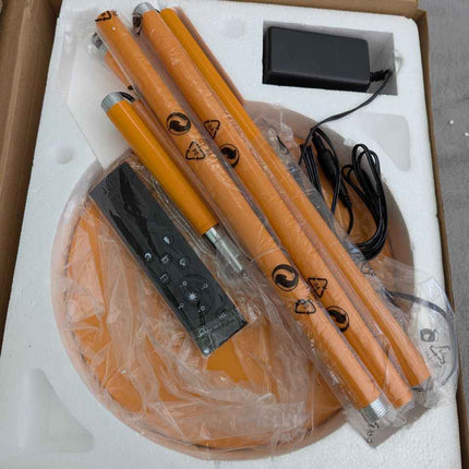 Ohlux orange floor lamp, 32w, 2500LM Super Bright