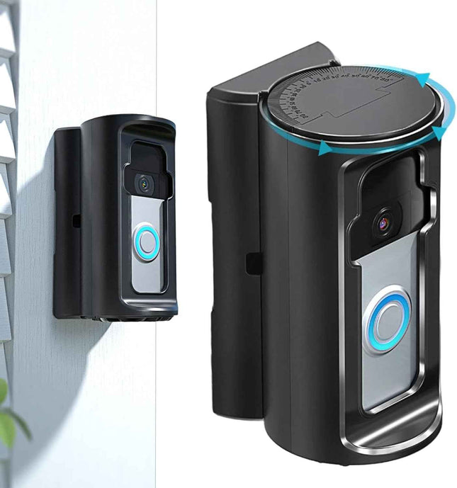 Adjustable Doorbell Mount, No Drill Installation Doorbell, Versatile Ring Door H