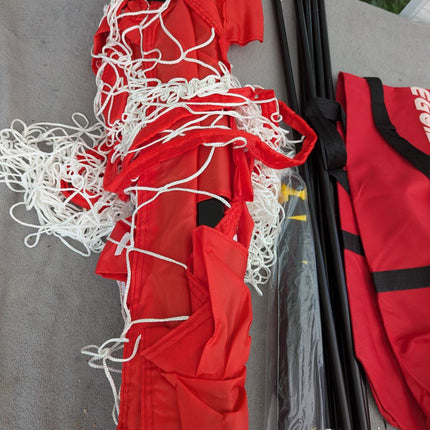 8x6FT BaseGoal Soccer Goal,Soccer Net,Soccer Goals for Backyard,with Bow Frame,C