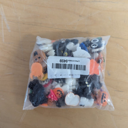 100PCS Halloween Slime Charms, Kalolary Halloween Resin Flatback Charms Kawaii H