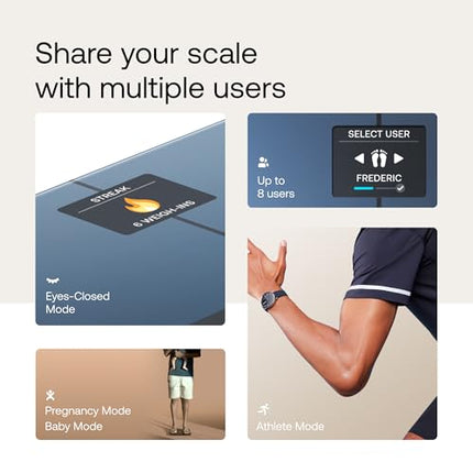 WITHINGS Body Smart - Digital Smart Scale for Body Weight, Weight Scale for Visc