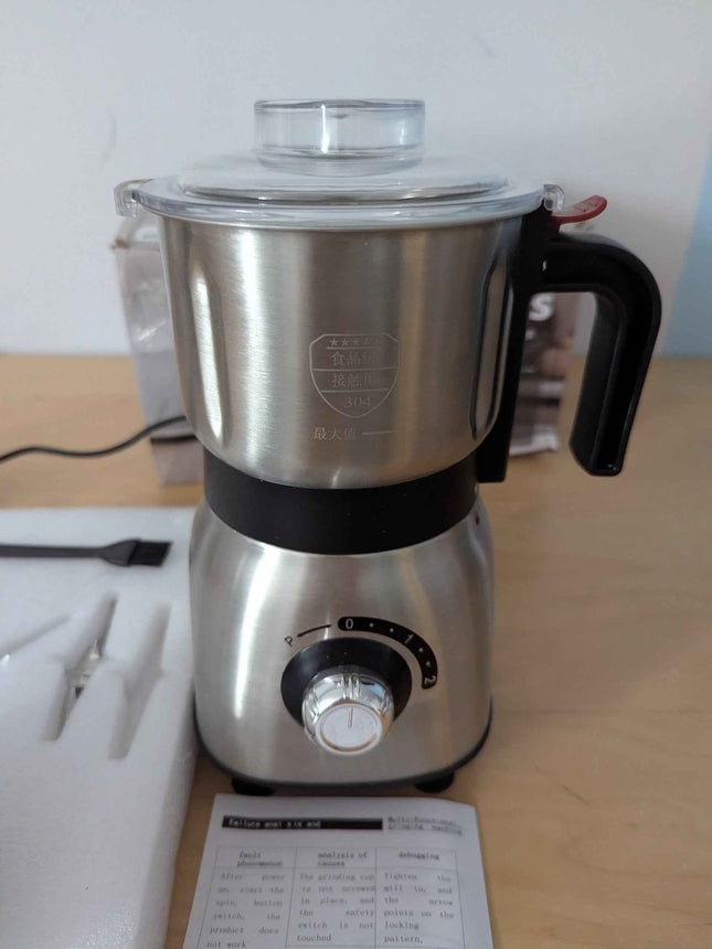 Spice Grinder Electric, Herb Nut Grinder for Kitchen, Detachable Espresso Grinde