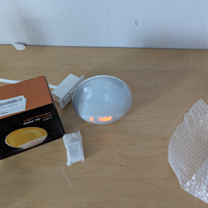 RICIAL Wake up Light, 10000Lux Sunrise Alarm Clock, Sunlight Lamp with 4 Color T