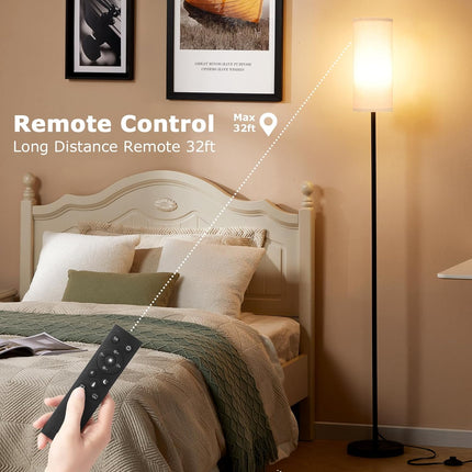 Ambimall 64'' Floor Lamps for Living Room with Remote Control and Stepless Dimma