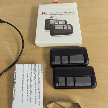 2 for Chamberlain LiftMaster Craftsman Garage Door Opener Remote 893LM 893Max 97