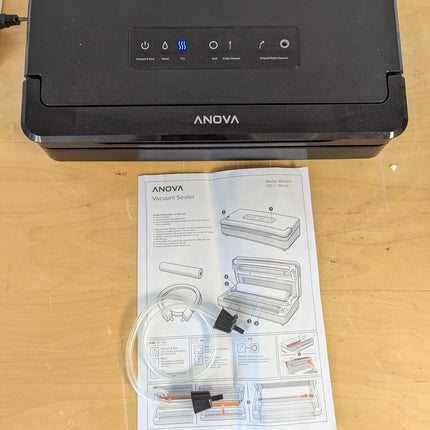 Anova Culinary Precision Vacuum Sealer Pro with Bag Cutter & Accessory Port, Wet Mode, One-Hand Use (No Bags)
