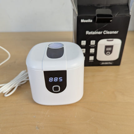 Ultrasonic Retainer Cleaner Machine, Upgraded 45kHz Ultrasonic Cleaner for Mouth