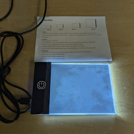 Light Box For Tracing Drawing Tools Led Light Board A6 Brightness Artcraft Traci