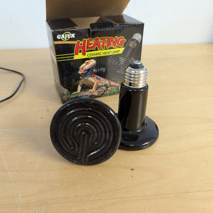 Ceramic Heat Emitter 2 Pack, 150W Reptile Heat Lamp Bulbs, Terrarium Heat Lamp f