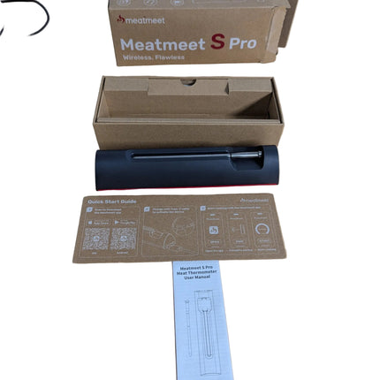 Meatmeet S Pro Bluetooth Wireless Meat Thermometer, with 6 Sensors Build in, Lon