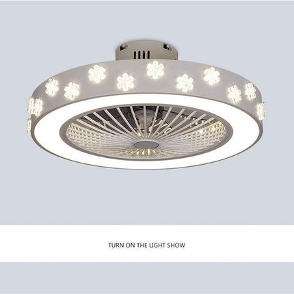 Fan Ceiling Light Ceiling Fan with LED Lighting and Remote Control 40W Ventilato