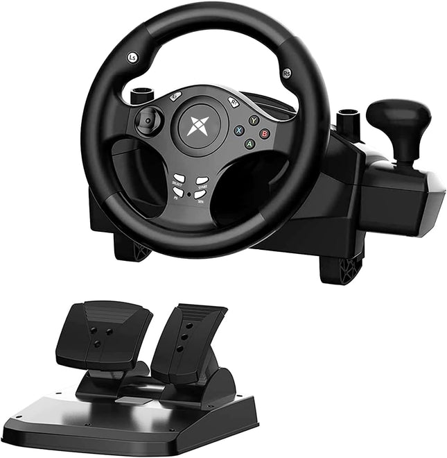 DOYO Racing Wheel - Gaming Steering Wheel for PC, 270 Degree Driving Simulator R