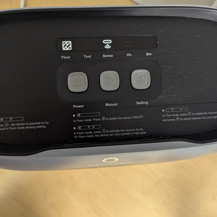 AIRTHEREAL T1 Touchless Vacuum Automatic Dustpan with 2 Operation Modes - Ultra