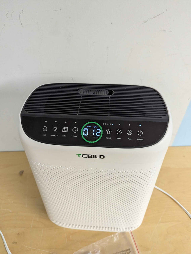 TEBILD Air Purifier for Home Large Room Up to 2500 Ft² with Washable Pre-Filters
