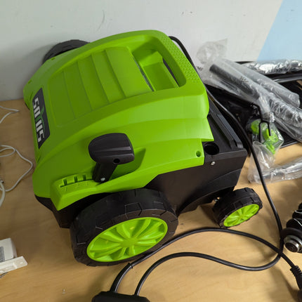 SOYUS Electric Dethatcher and Scarifier with 30L Collection Bag, 13-Inch 12 Amp