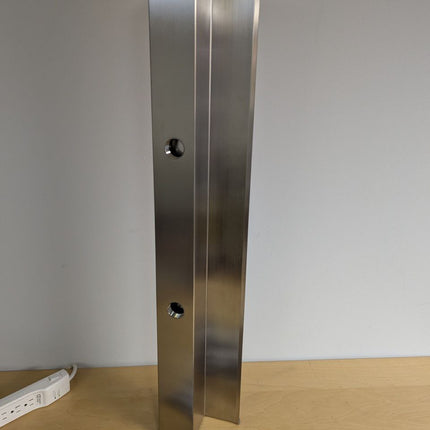 Waterfall Pool Fountain LONGRUNNEW 304 Stainless Steel 35.4" Rectangular Waterfa