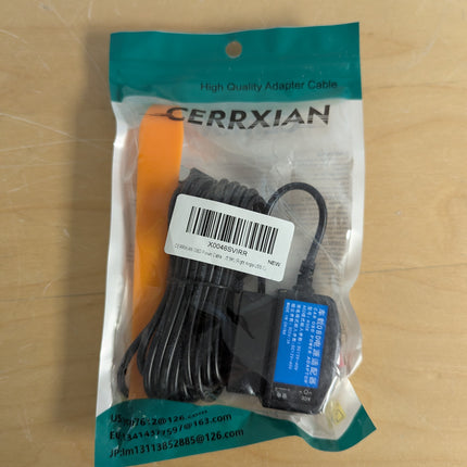This OBD power cable from CERRXIAN delivers 24/7 surveillance mode and low volta