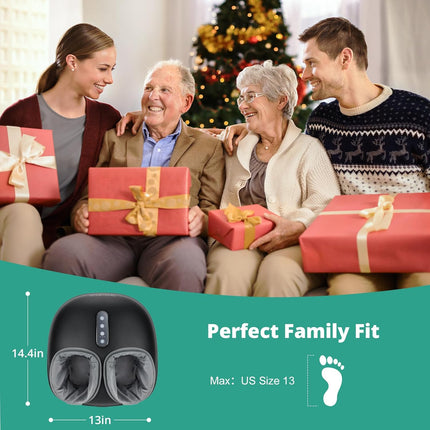 Medcursor Electric Shiatsu Foot Massager Machine with Soothing Heat, Deep Kneadi