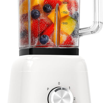 CKEMU Professional Blender For Smoothies, 58 Oz Glass Jar, Glass Blender Includi