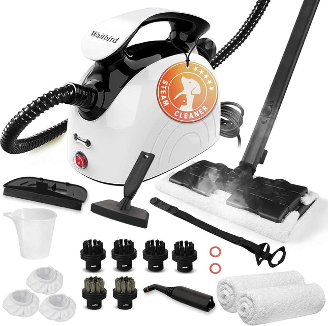 Steam Cleaner, Multipurpose Powerful Steamer with 21 Accessories, 248°F High-Tem