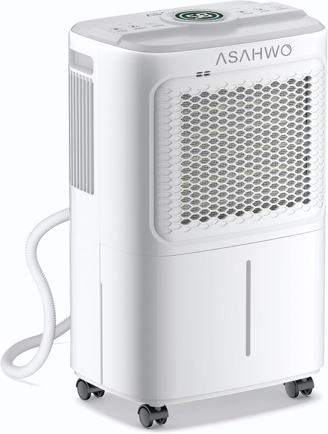 Dehumidifier for Home Basement Max 34 Pint 2500 Sq.Ft Small Quiet Portable Dehum