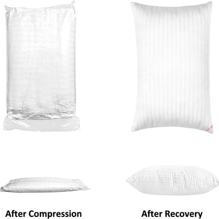 Premium Homes Collection Bed Pillows for Sleeping - Standard Size, Set of 2 - Co