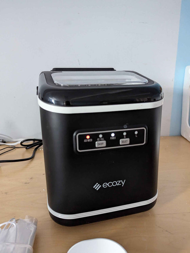 ecozy Smart Ice Makers Countertop, Portable Ice Maker with App Remote & Voice Co