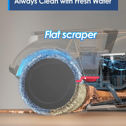 Tineco iFLOOR 5 Breeze Complete Wet Dry Vacuum Cordless Floor Washer, One-Step C