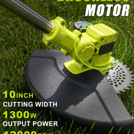 Incomplete — LAYUNI 21V Brushless Cordless Weed Wacker, 4-in-1 Trimmer & Edger