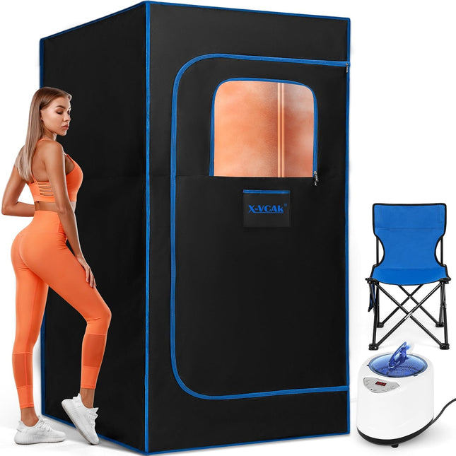 Sauna Box, Portable Sauna for Home, Steam Sauna Tent with 2.6L Steamer