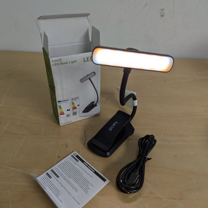 24 Led Rechargeable Book Light for Reading in Bed-Eye Caring 3 Color Temperature