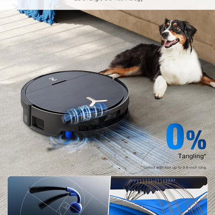 ECOVACS DEEBOT X9 PRO OMNI Robot Vacuum & Mop, 16600Pa Suction, OZMO Roller Self-Washing, LiDAR Navigation