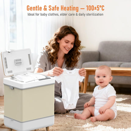 FLSEPAMB 35L Foldable Towel Warmer for Bathroom,PTC Fast Heating & Drying,Adjust