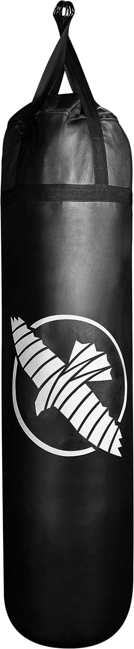Hayabusa Engineered Leather Heavy Punching Bag - Unfilled - Black, 5 Feet
