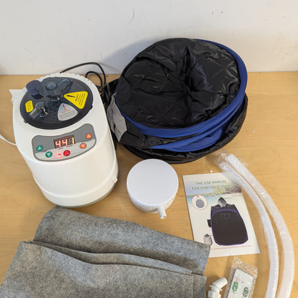 ZONEMEL Portable Steam Sauna for 1-2 People, Foldable Full Body Home Spa with 2L 900W Steam Generator & Remote
