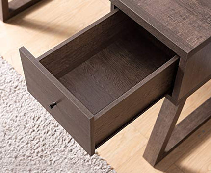 ICE ARMOR 47" W Home Office Writing Desk with One Side Drawer Computer Laptop Ta