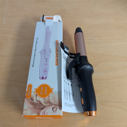 Cordless Hair Curling Iron 3 Temperature Adjustable Rechargeable Fast Heating Ha