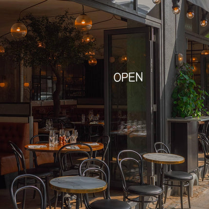 HiNeon Open Neon Sign 20inx7in LED Open Sign w/Remote Controller, Electric Light