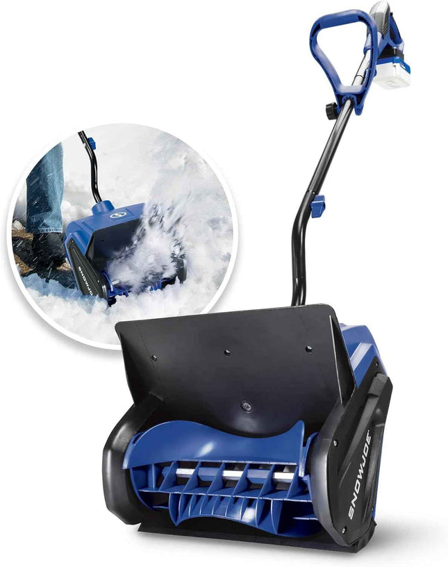 Snow Joe 24V Cordless Electric Shovel Kit w/ 4Ah Battery & Charger, 13″ Clearing