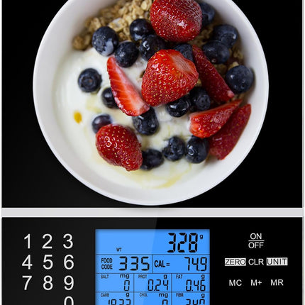 Ataller Food Scale with Nutritional Calculator, Kitchen Diet Scale, Digital Food