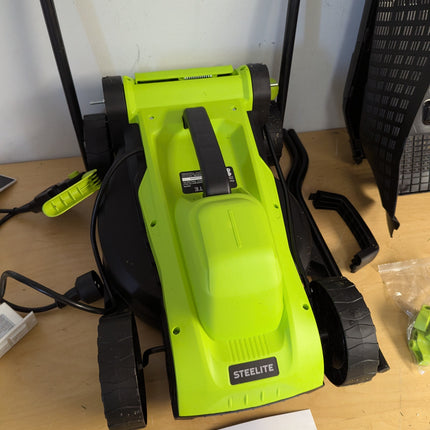 Steelite 13 Inch 1300W Corded Electric Lawn Mower with 30L Bag