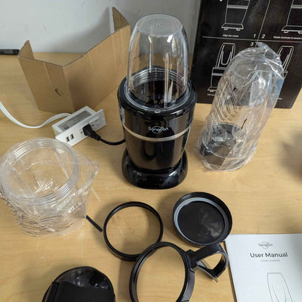 Sangcon 1000W Smoothie Blender for Kitchen, Blenders for Smoothies with (3) Cups