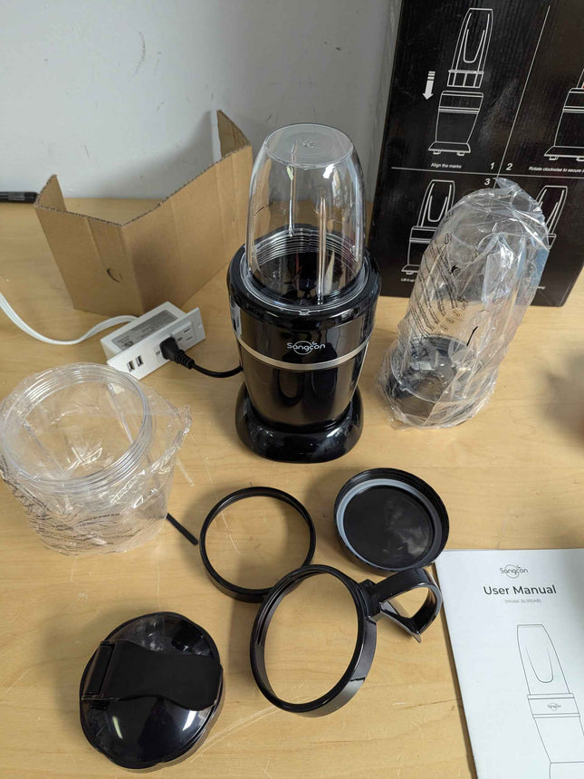 Sangcon 1000W Smoothie Blender for Kitchen, Blenders for Smoothies with (3) Cups