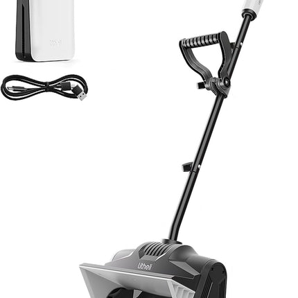 Litheli Cordless Snow Shovel, 20V 12'' Brushless Electric Snow Blower for Drivew