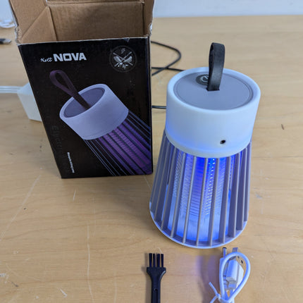 2025 New Mosquito Zapper, 2 in 1 Portable Cordless Camping Lamp, Mute and USB Ch
