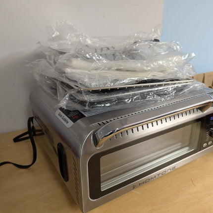 Homtone Pizza Oven Air Fryer Combo, 10-in-1 Electric Countertop Toaster Oven, 19